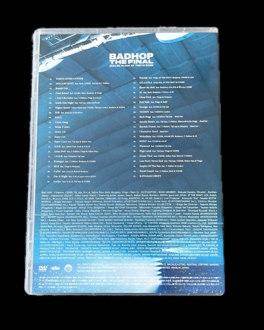 ミュージック BADHOP THE FINAL TOKYO DOME LIVE CD