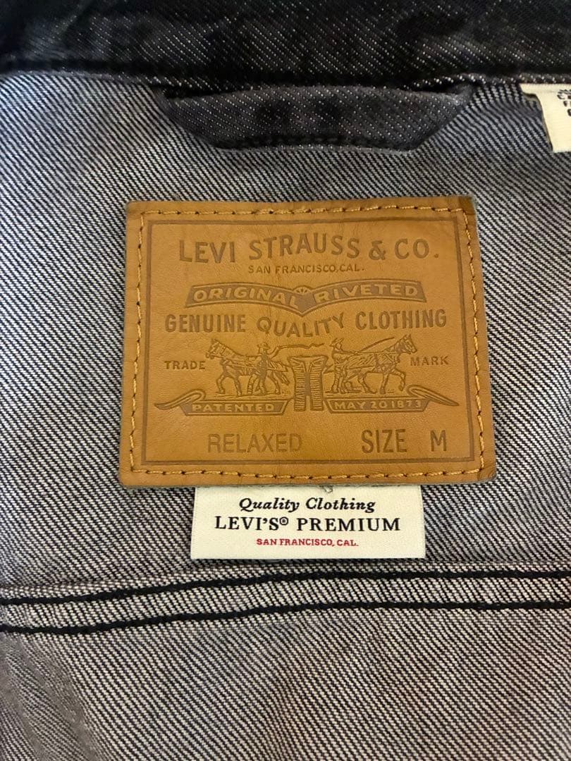 Levi's ダークグレー デニムジャケット M