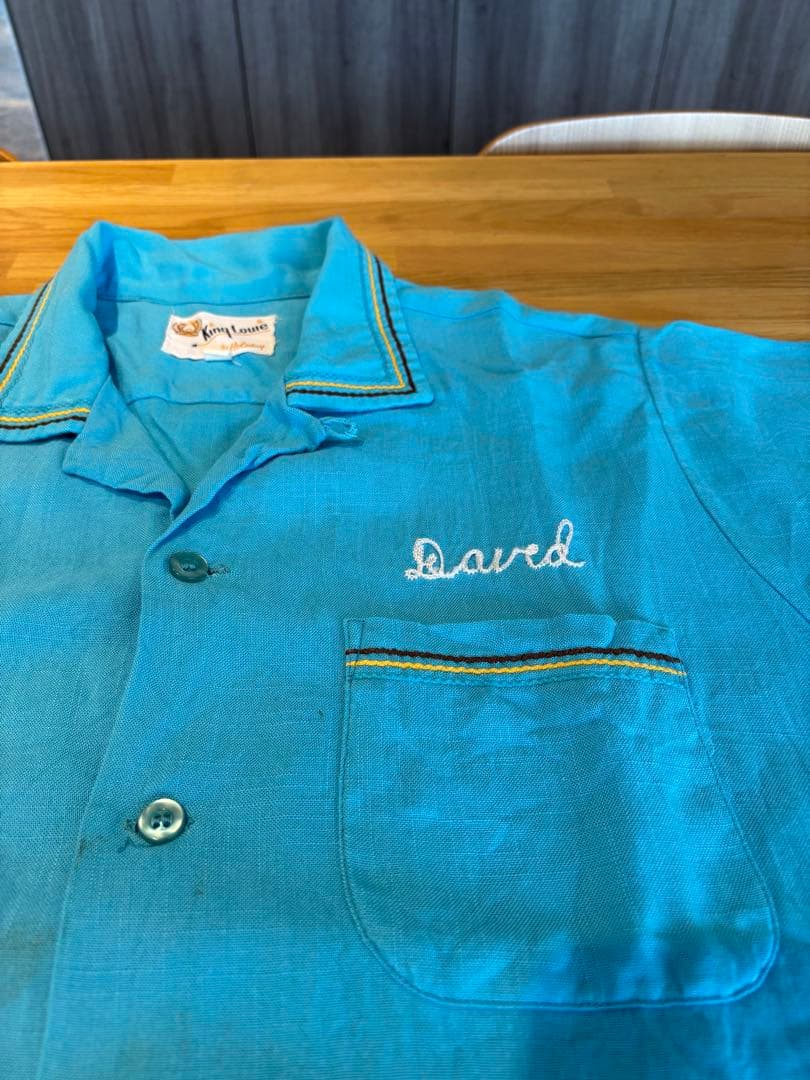 60s King Louie キングルイ vintage ボーリングシャツ ML