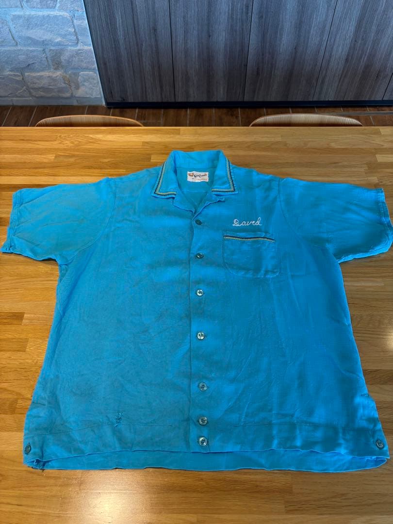 60s King Louie キングルイ vintage ボーリングシャツ ML