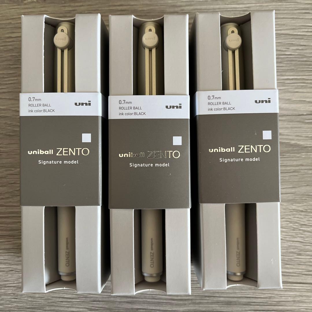 uniball ZENTO ユニボールゼント シグニチャーモデル 0.7 3本