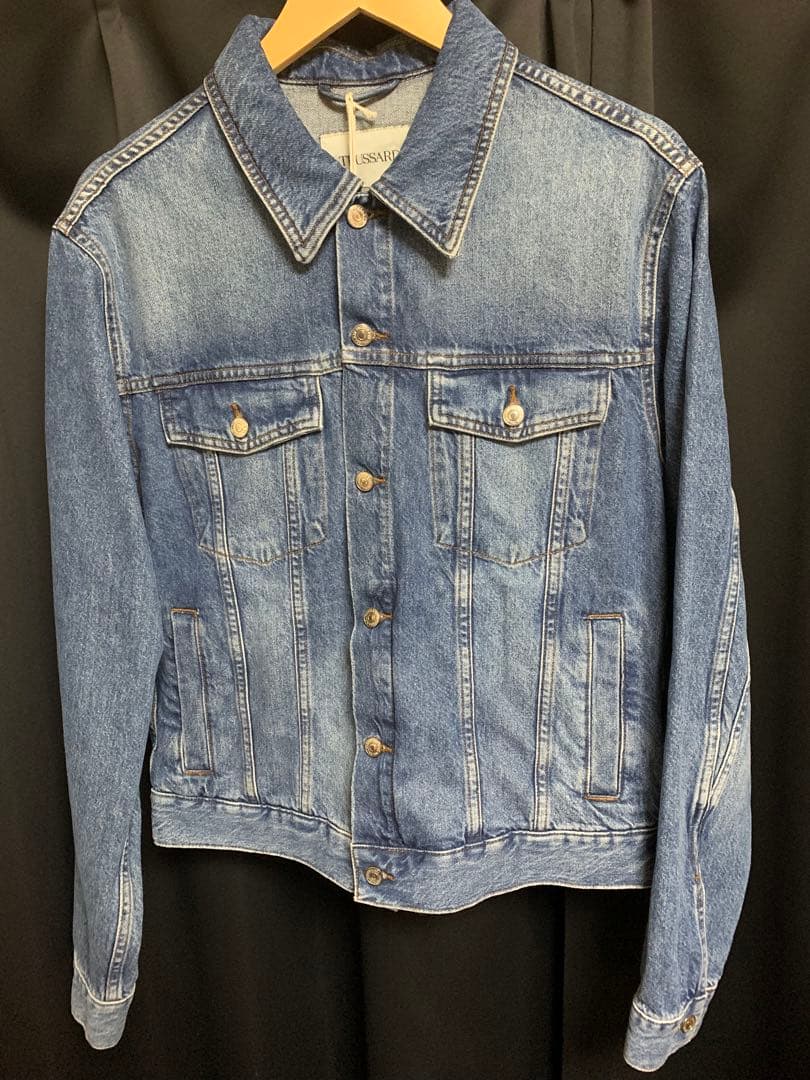TRUSSARDI デニムジャケット Lサイズ 新品タグ付き