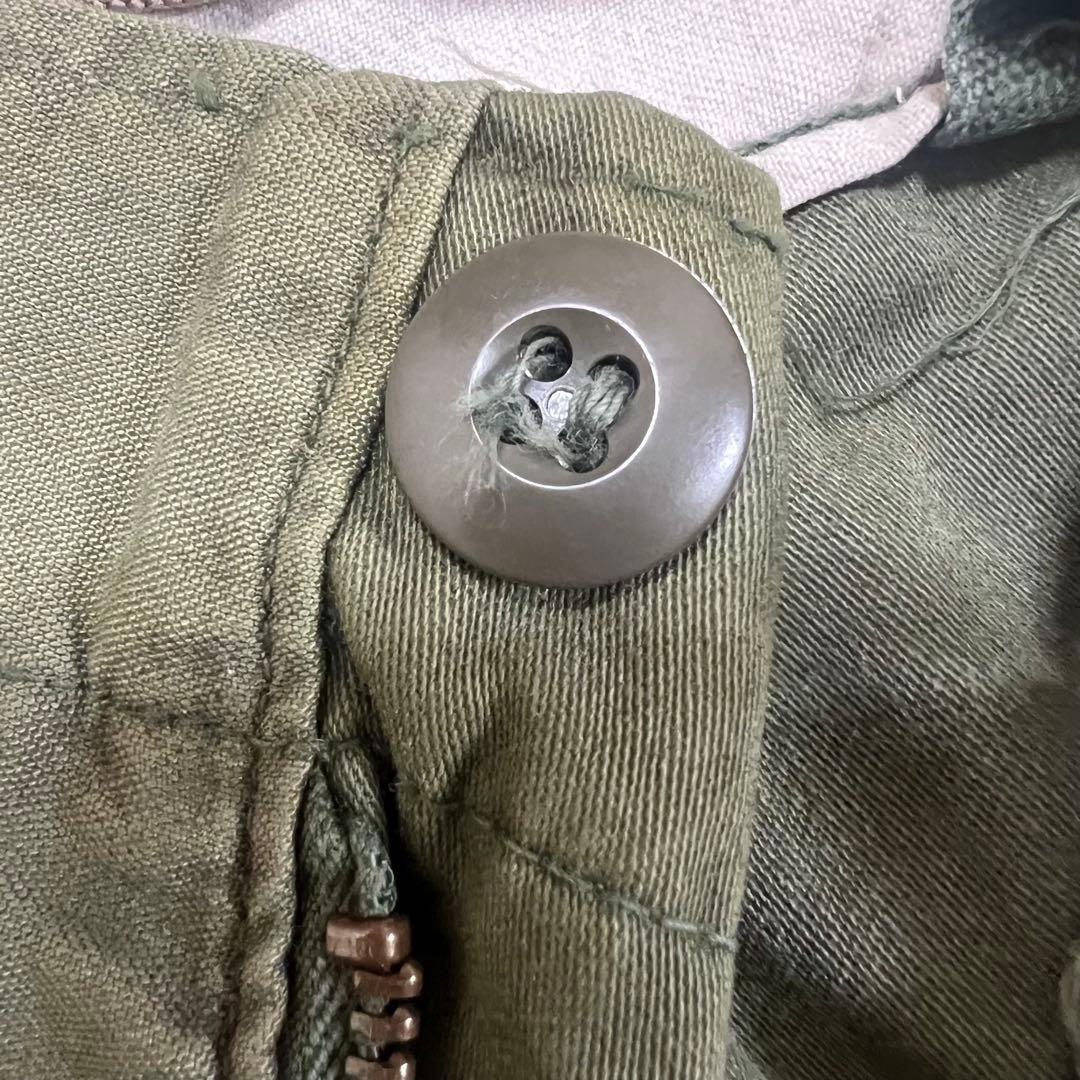 m-65 70年代 オリーブグリーン トラウザーズ