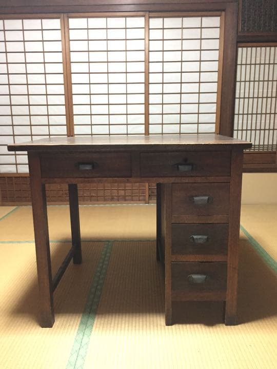 5月まで！送料込み 古民家レトロ 机 作業机 昭和 大正