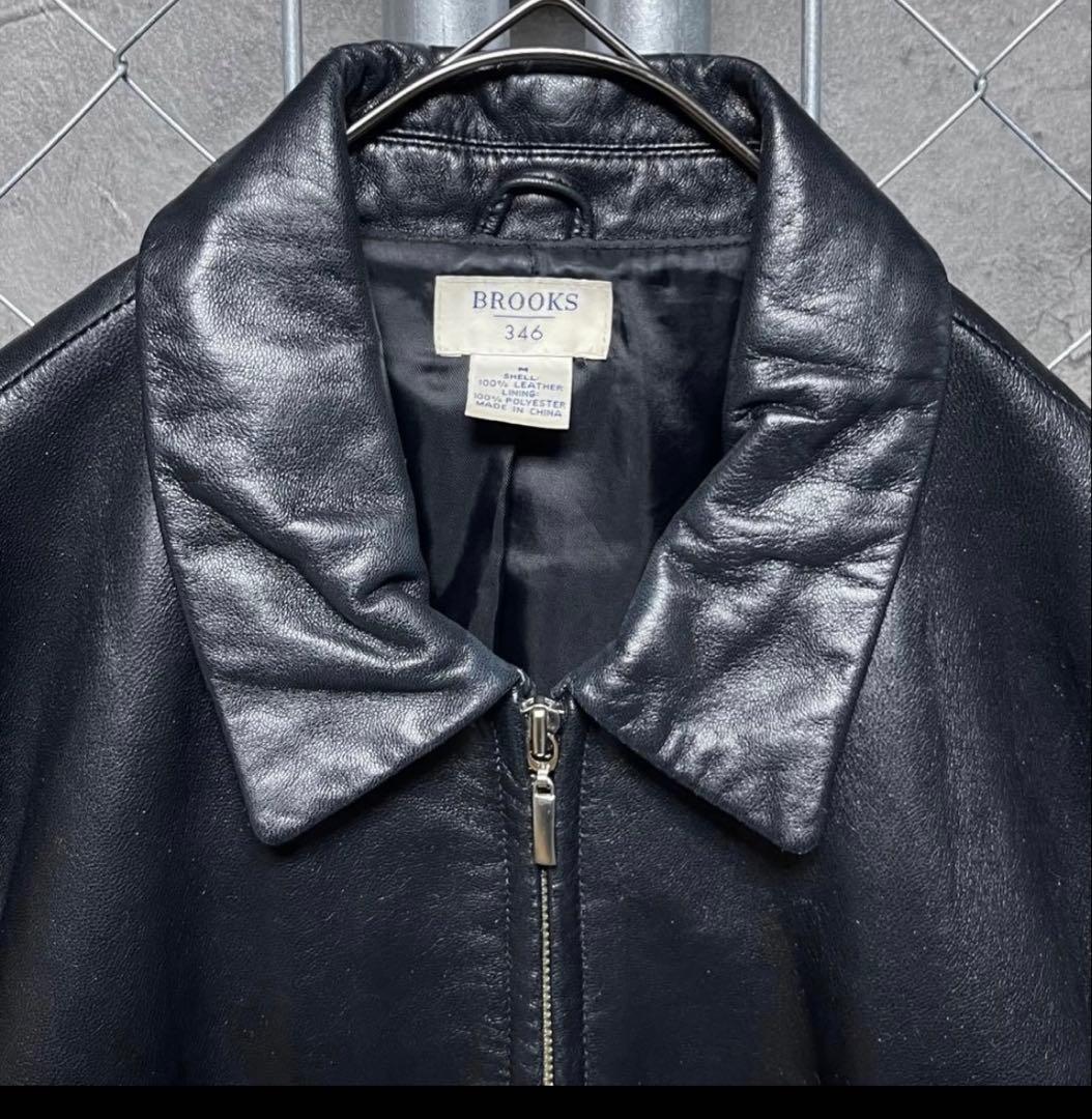 コロコロン  BROOKS ブラックレザージャケット 346