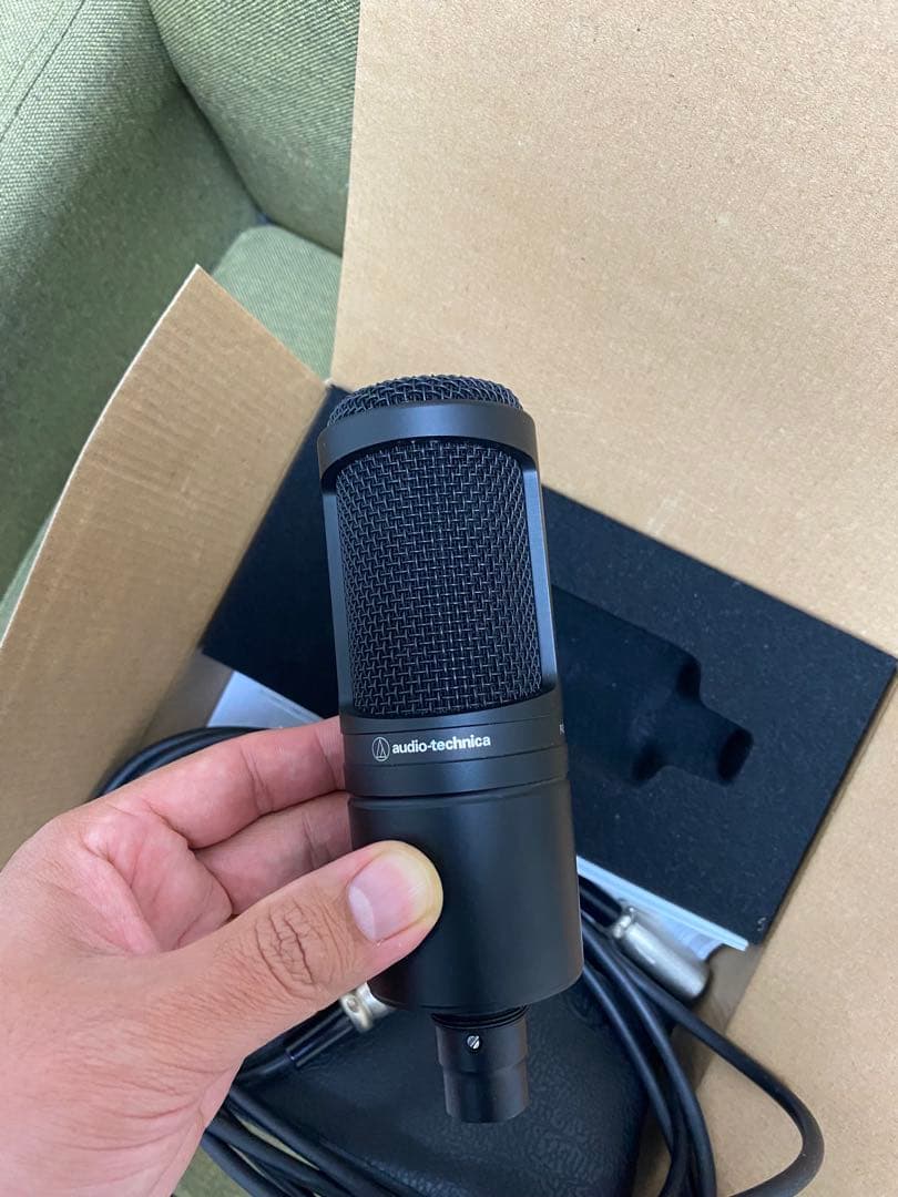 audio-technica AT 2020コンデンサーマイク ブラック