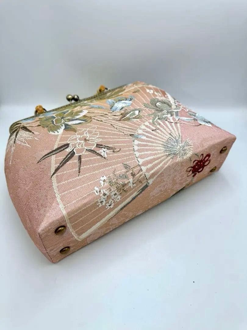 【ハンドメイド】ハンドバッグ バンブー 持ち手　#B249