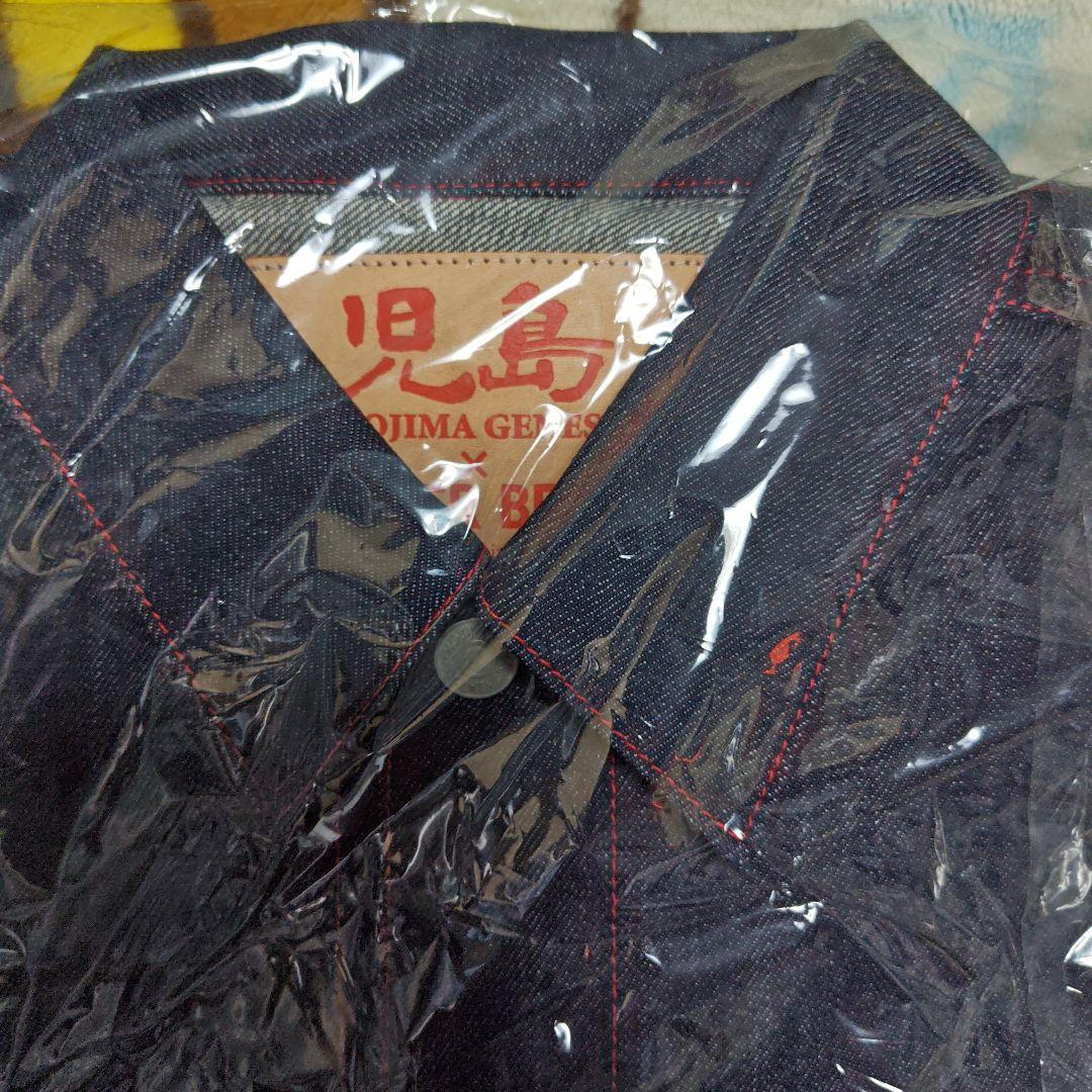 【美品】児島ジーンズ× ラガービール　コラボ　デニムジャケット　L