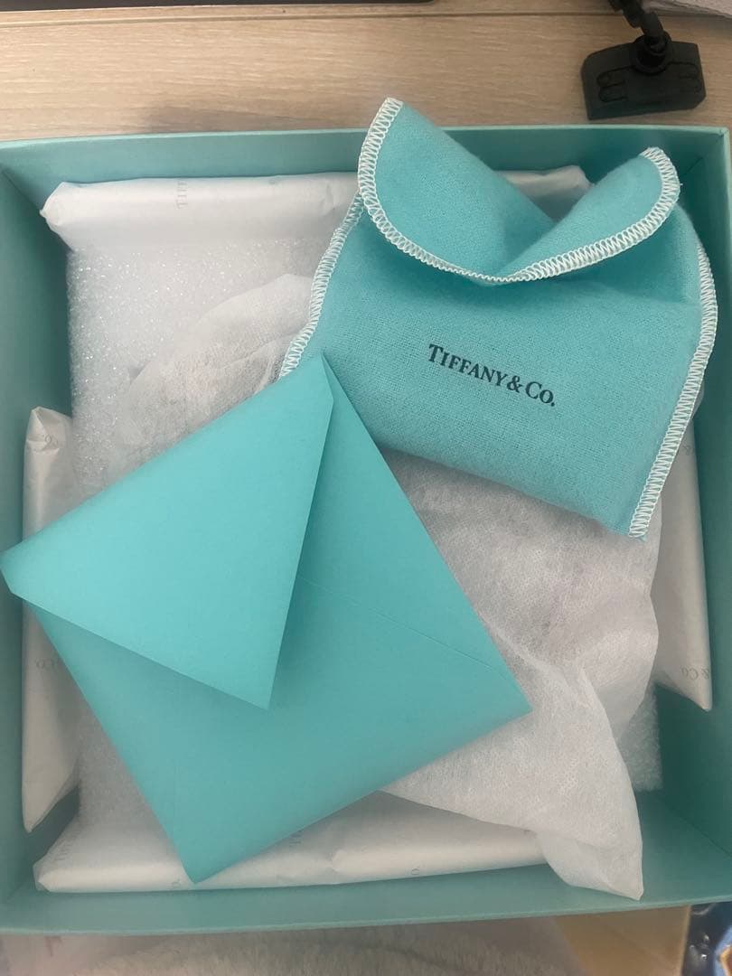 ぼ*び様 Tiffany & Co. ティファニー 置時計 目覚まし時計シルバー
