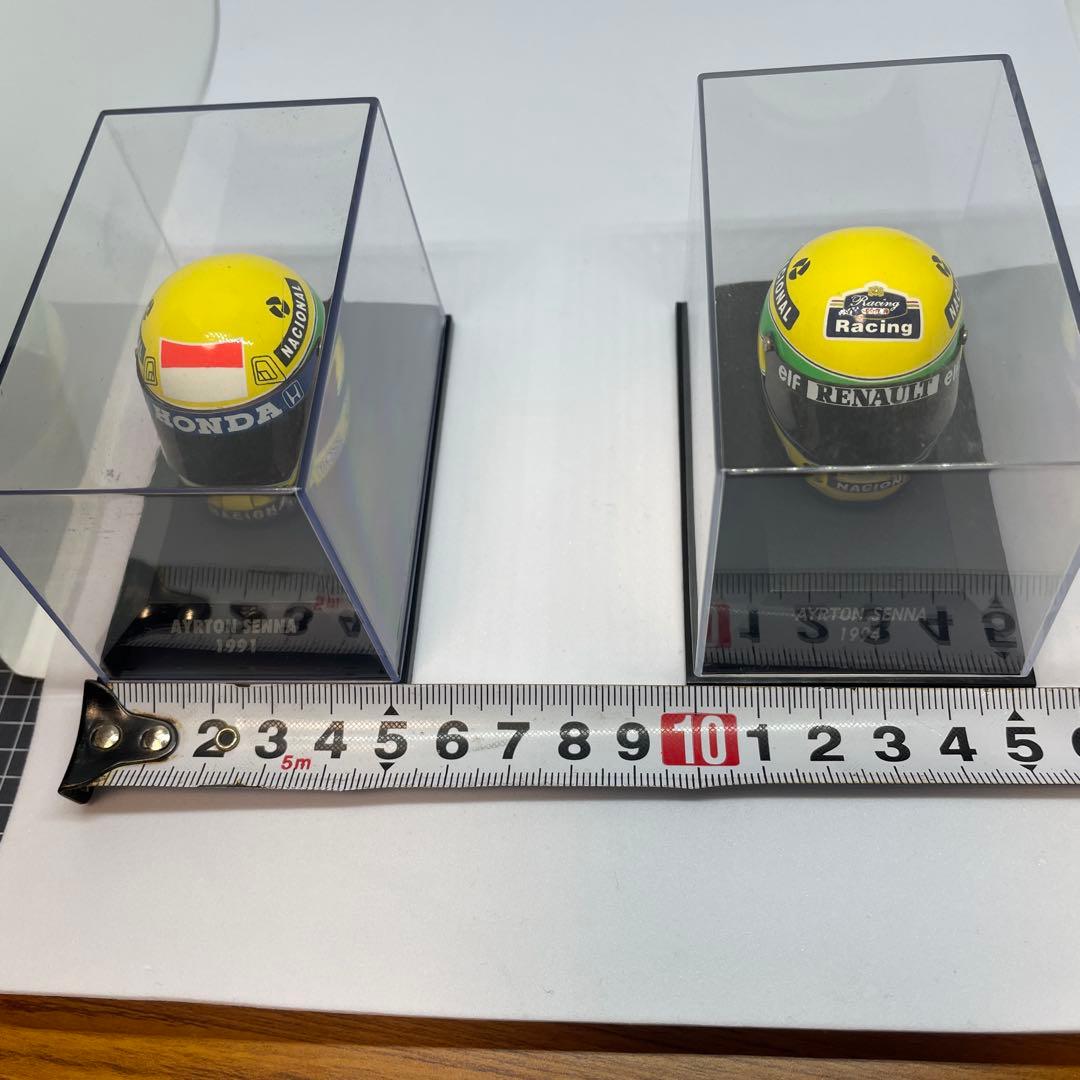 Ayrton Senna ミニチュアヘルメット 1991 1994 箱無し。