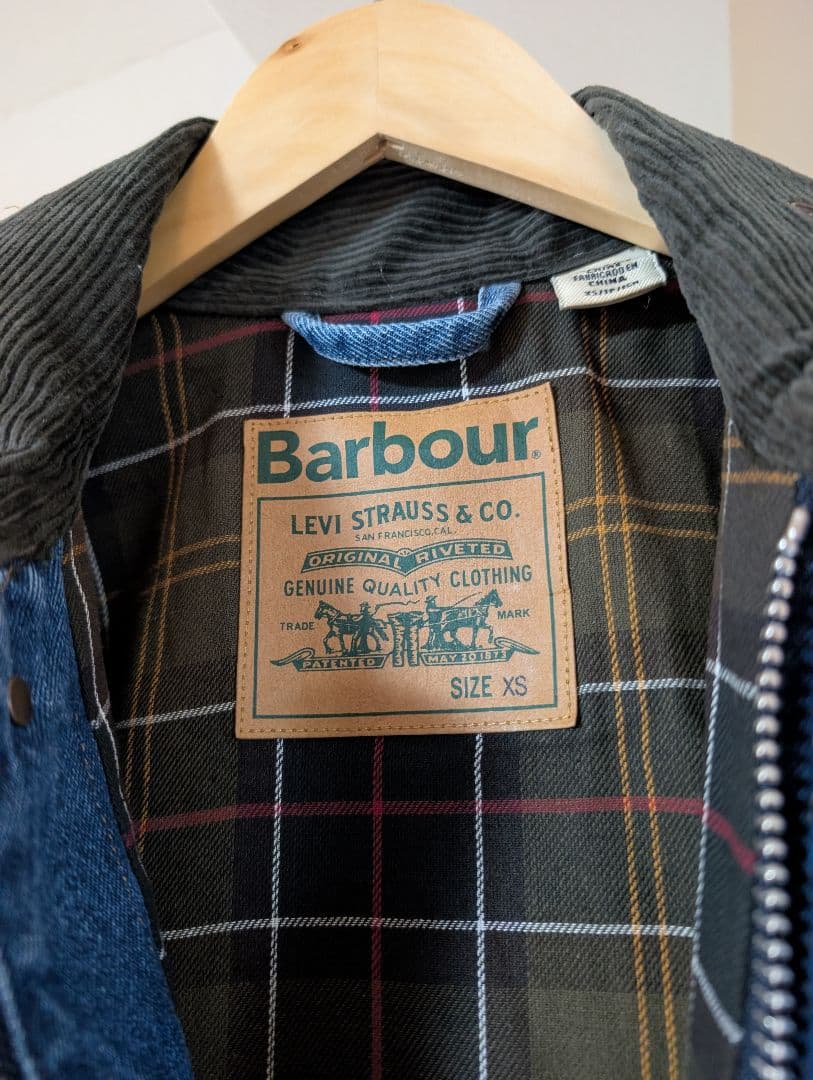 盆暮Levi's × Barbour Type ii Denim
