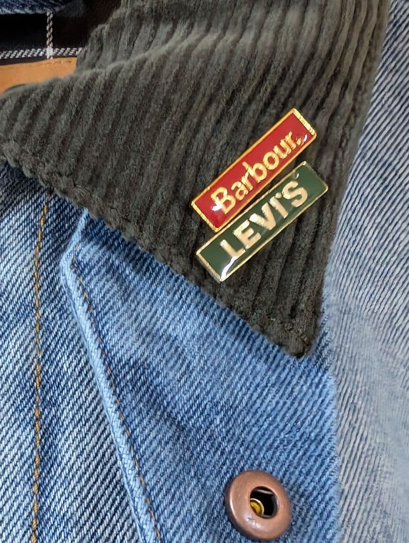 盆暮Levi's × Barbour Type ii Denim