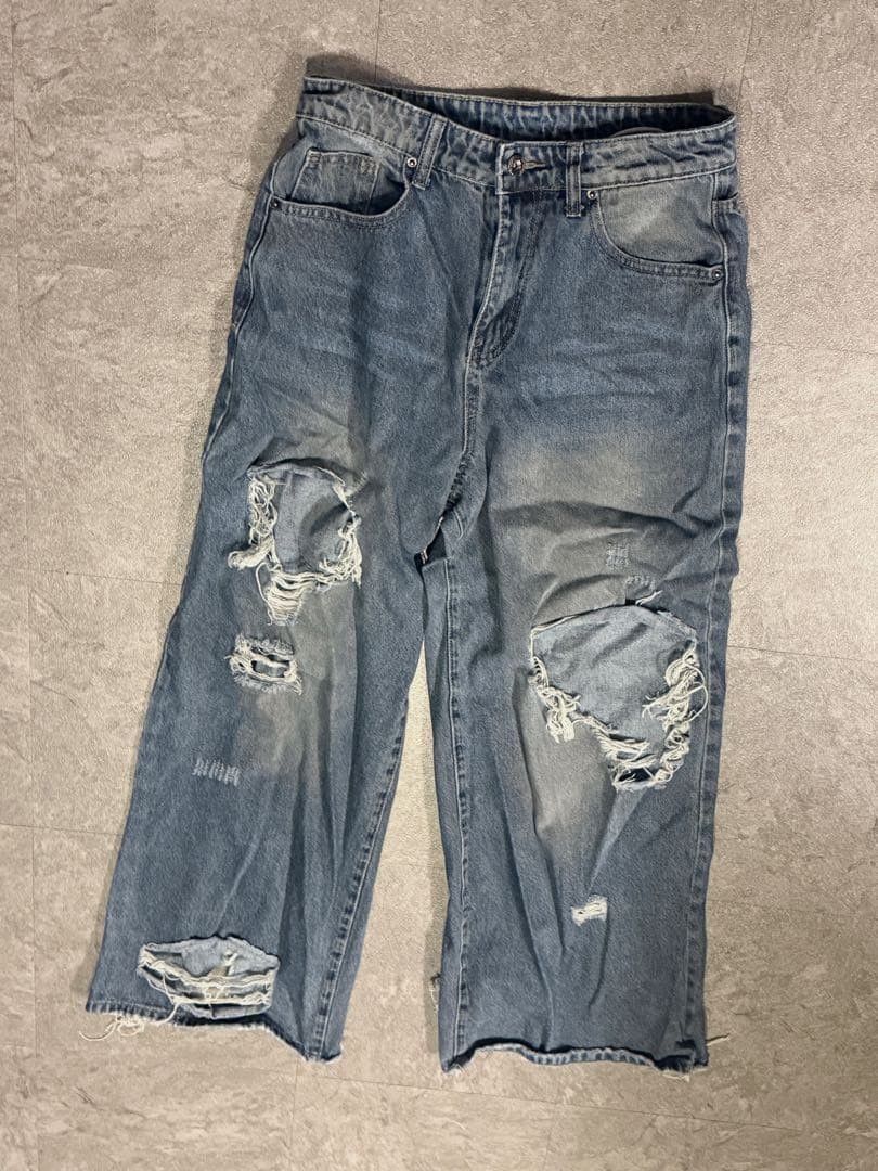 春らくちんデニムセットアップ