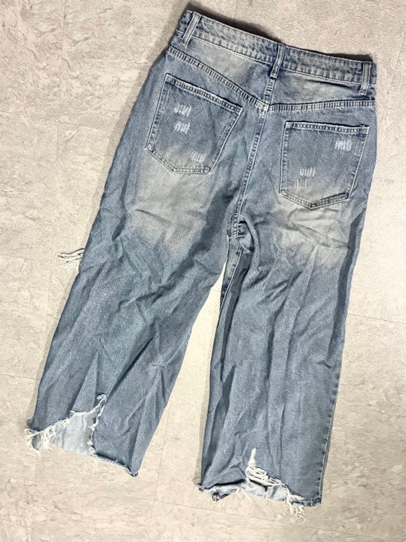 春らくちんデニムセットアップ