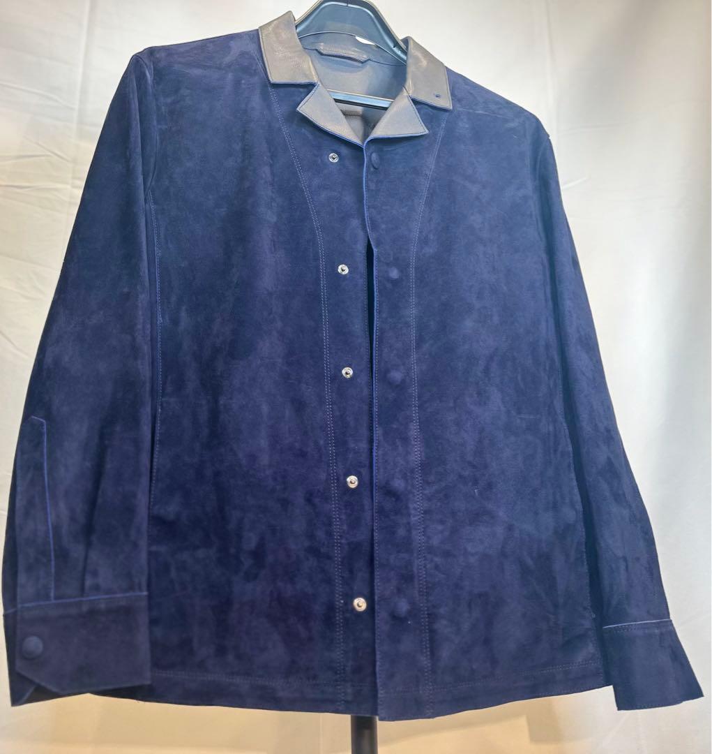 GIORGIO ARMANI ASG06P 羊革 ラムレザーシャツジャケット
