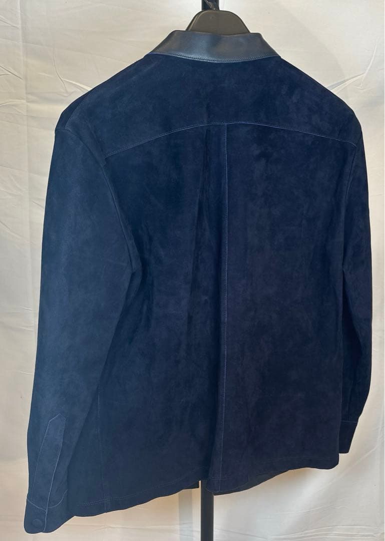 GIORGIO ARMANI ASG06P 羊革 ラムレザーシャツジャケット