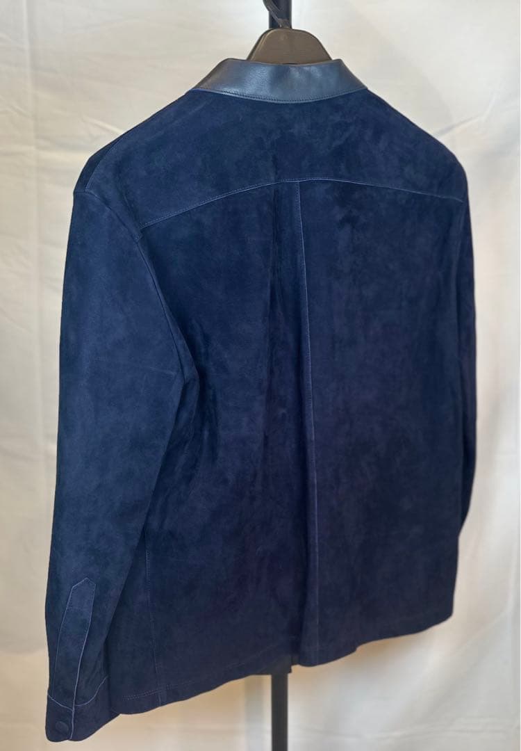 GIORGIO ARMANI ASG06P 羊革 ラムレザーシャツジャケット