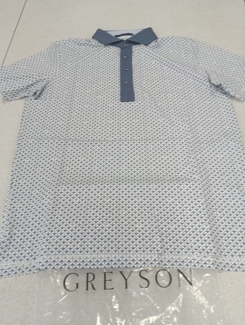 GREYSON グレイソン　 FOOTPRINTS POLO 表記M