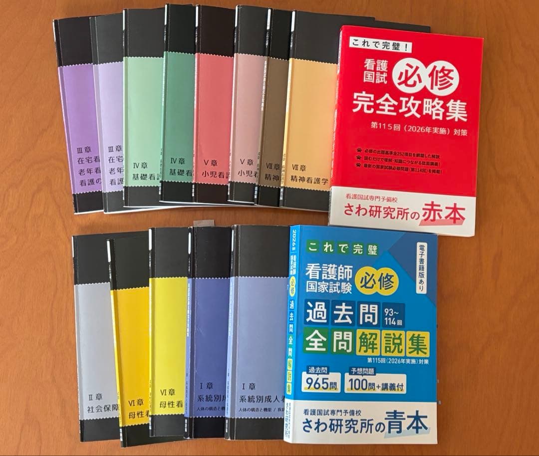 さわ研究所　黒本　青本　赤本