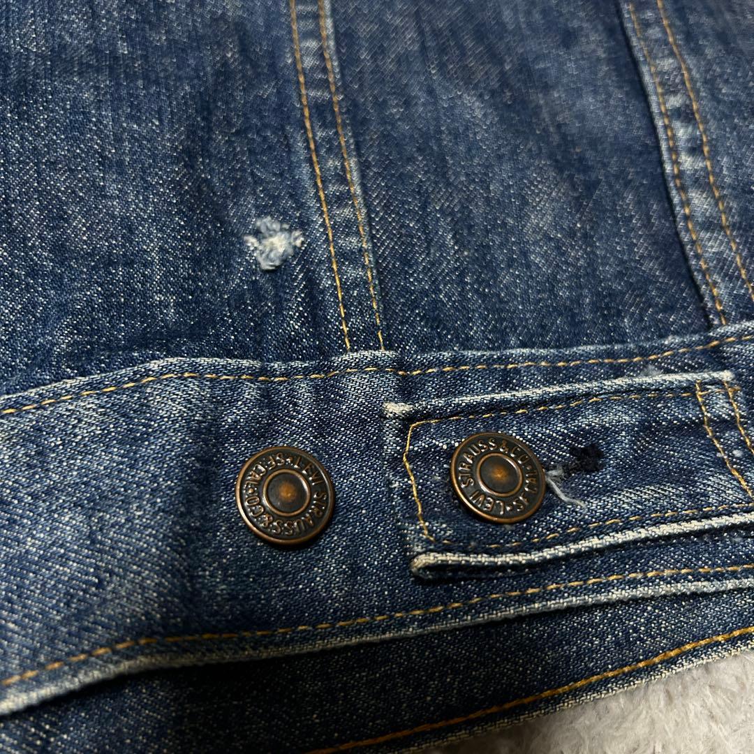 60s 70505 bigE 濃紺 ボタン裏52 USA製