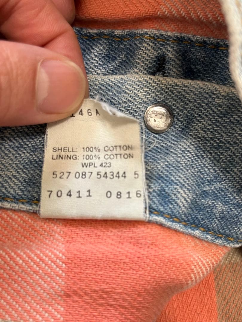 Levi's70411デニムジャケット 80〜90's USA製　リーバイス古着