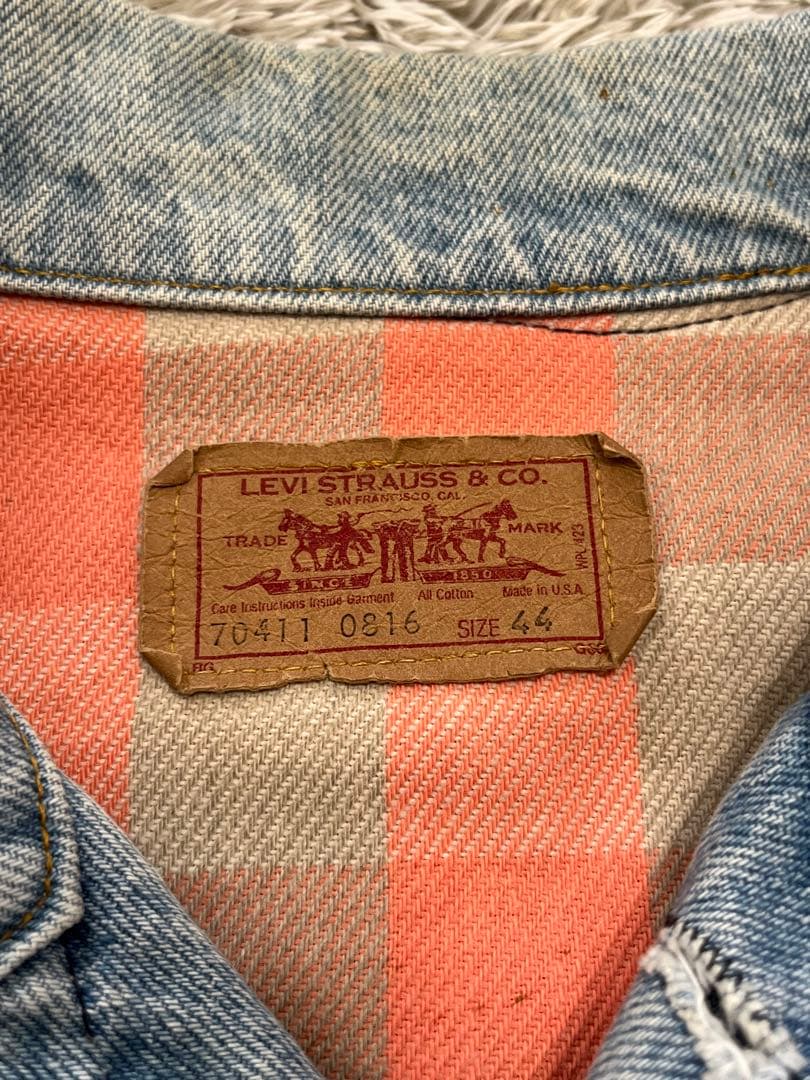 Levi's70411デニムジャケット 80〜90's USA製　リーバイス古着