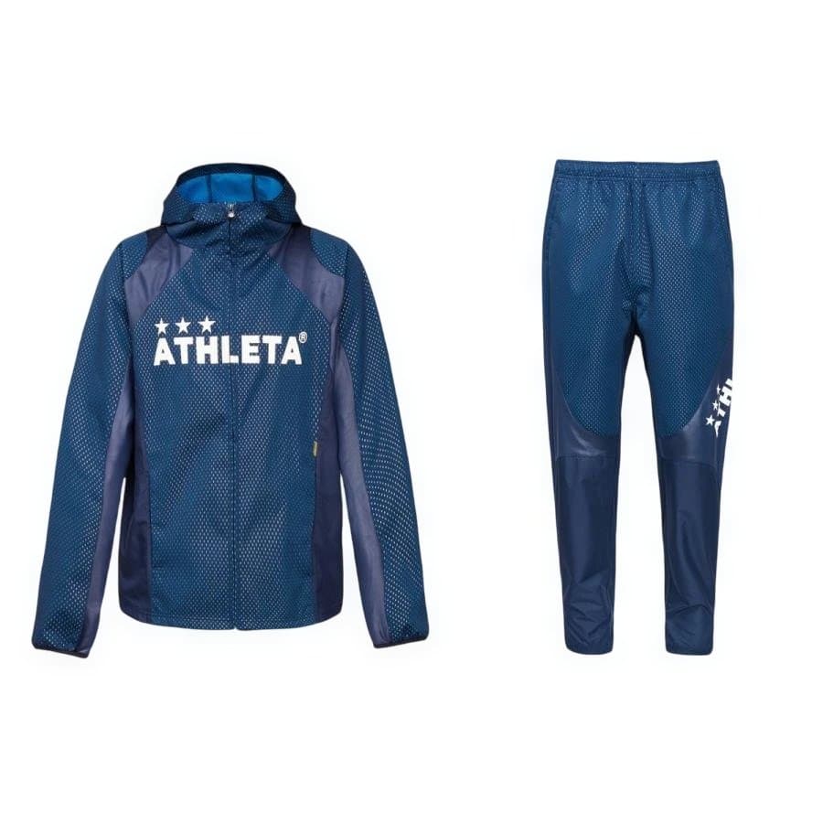 【未使用・上下】ATHLETA（アスレタ）ボンディングウインドジャケット＆パンツ