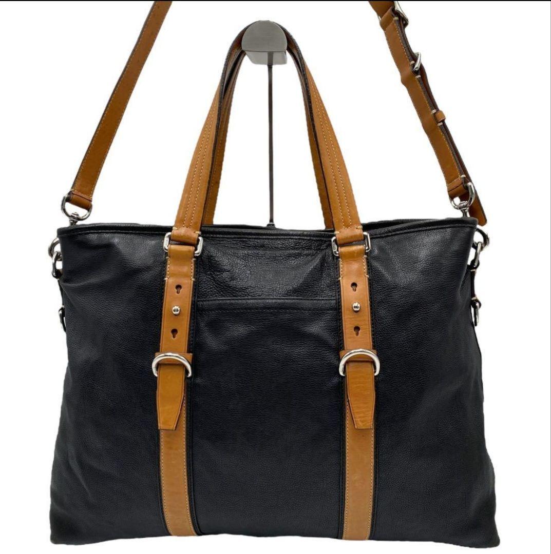 良品　coach コーチ　2WAY トートバッグ　ショルダー　ハリソン　A4