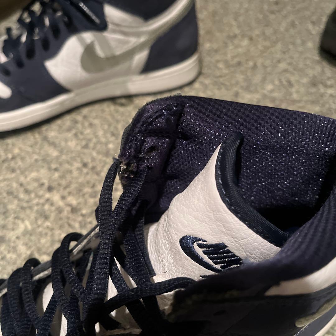 シューズ(男性用) Air Jordan 1 High OG White Midnight Navy