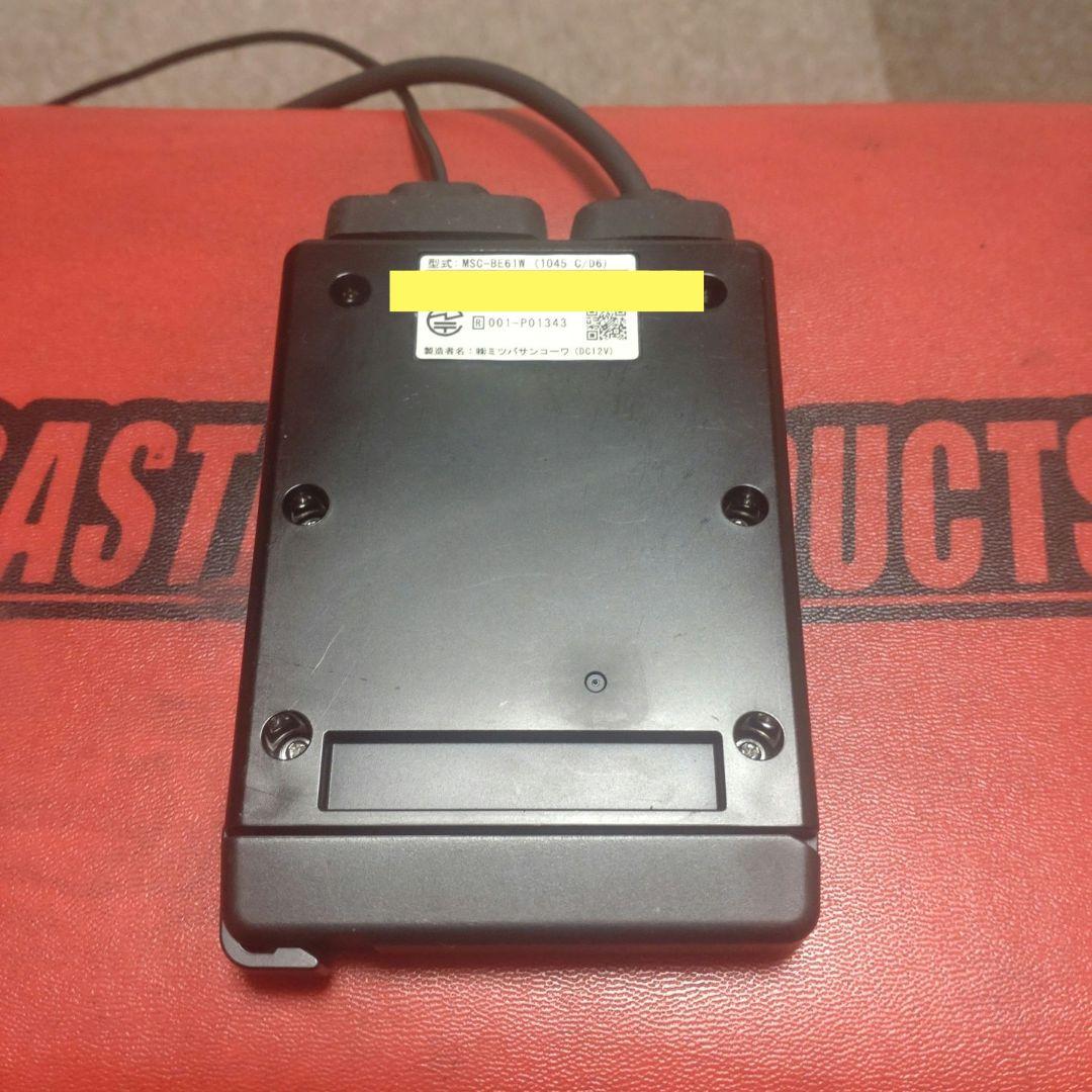 バイク用　ETC　車載器　ミツバ　BE61-W　（検索用）ETC2.0　1116