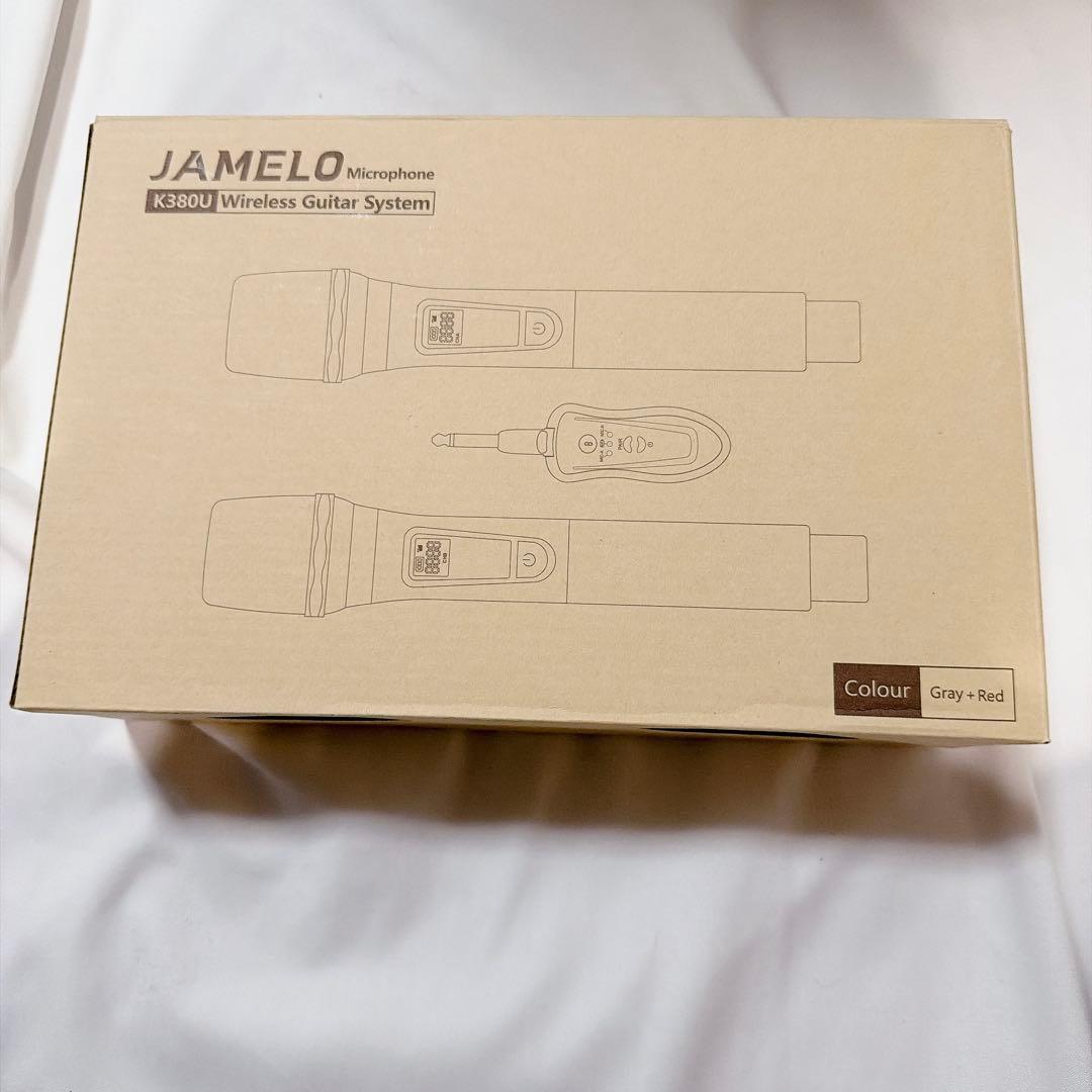 JAMELO ワイヤレスマイク カラオケマイク ダイナミックマイク 2本セット