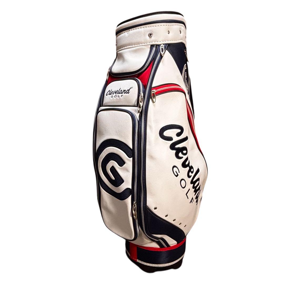✨超美品✨ Cleveland ゴルフバッグ トリコロール 9.5型