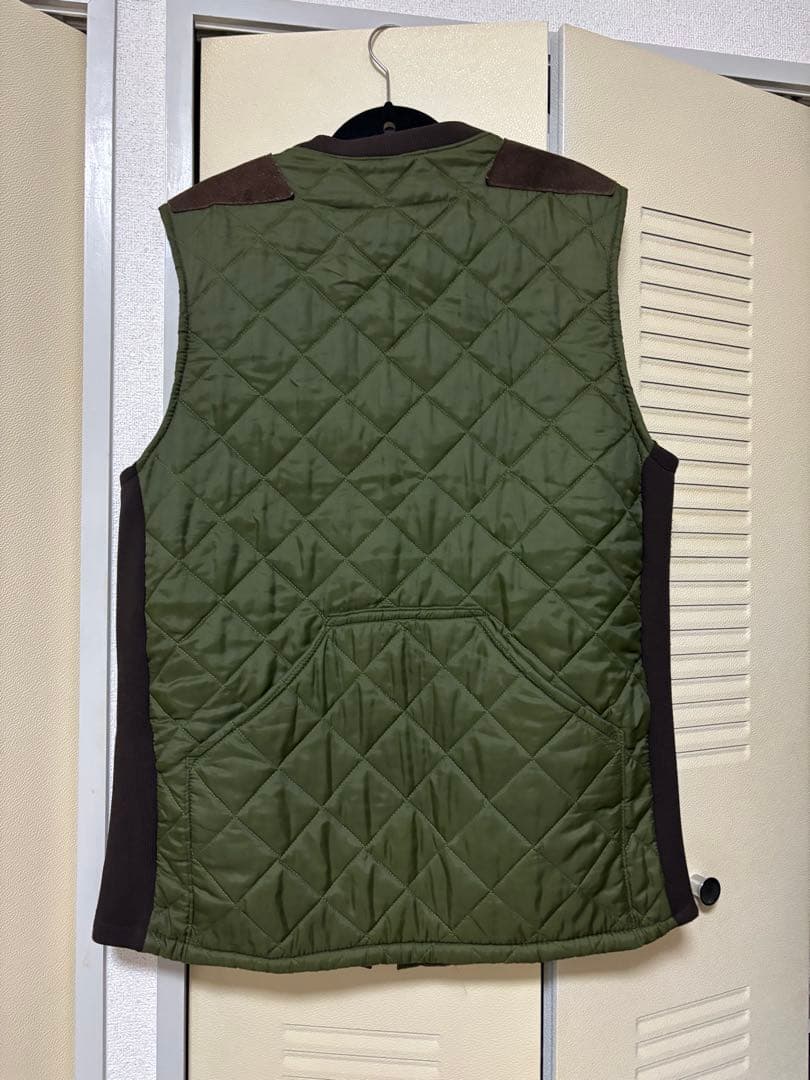 Barbour キルティングベスト オリーブグリーン