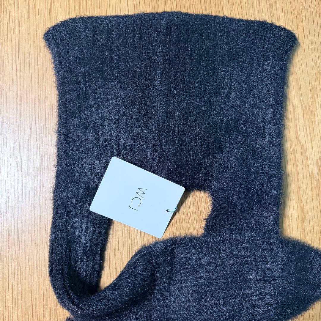 新品未使用　wcj 若槻千夏　猫耳ニット帽　ブラック　黒