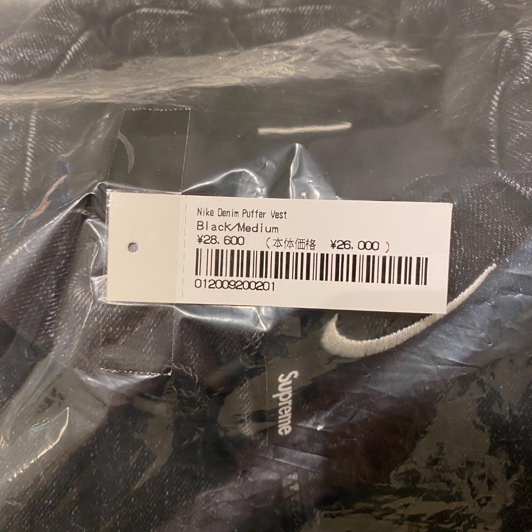 新品 Supreme NIKE 24SS Denim Puffer Vest