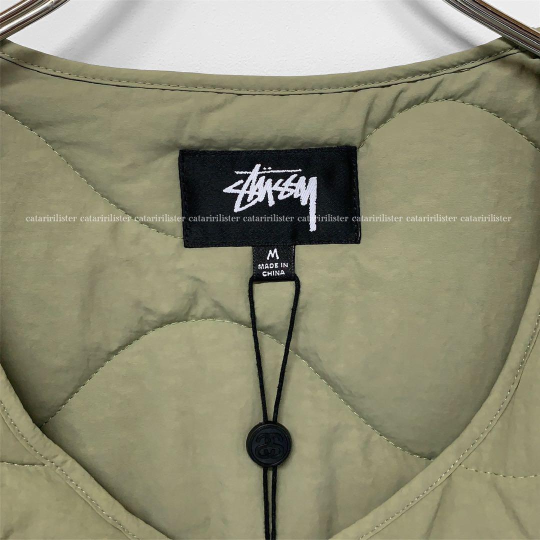 Stussy RECYCLED NYLON LINER VEST M タグ付新品
