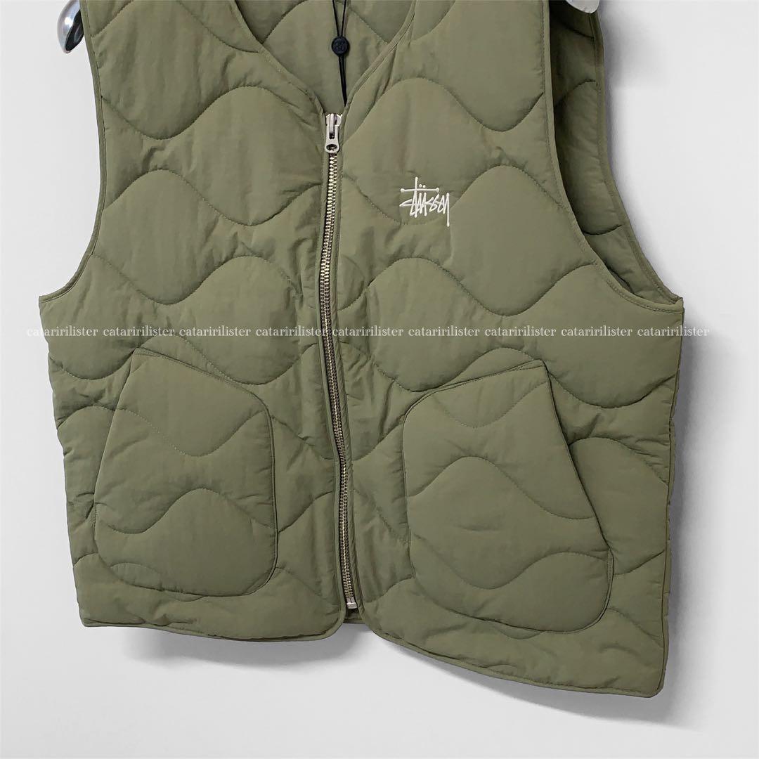 Stussy RECYCLED NYLON LINER VEST M タグ付新品