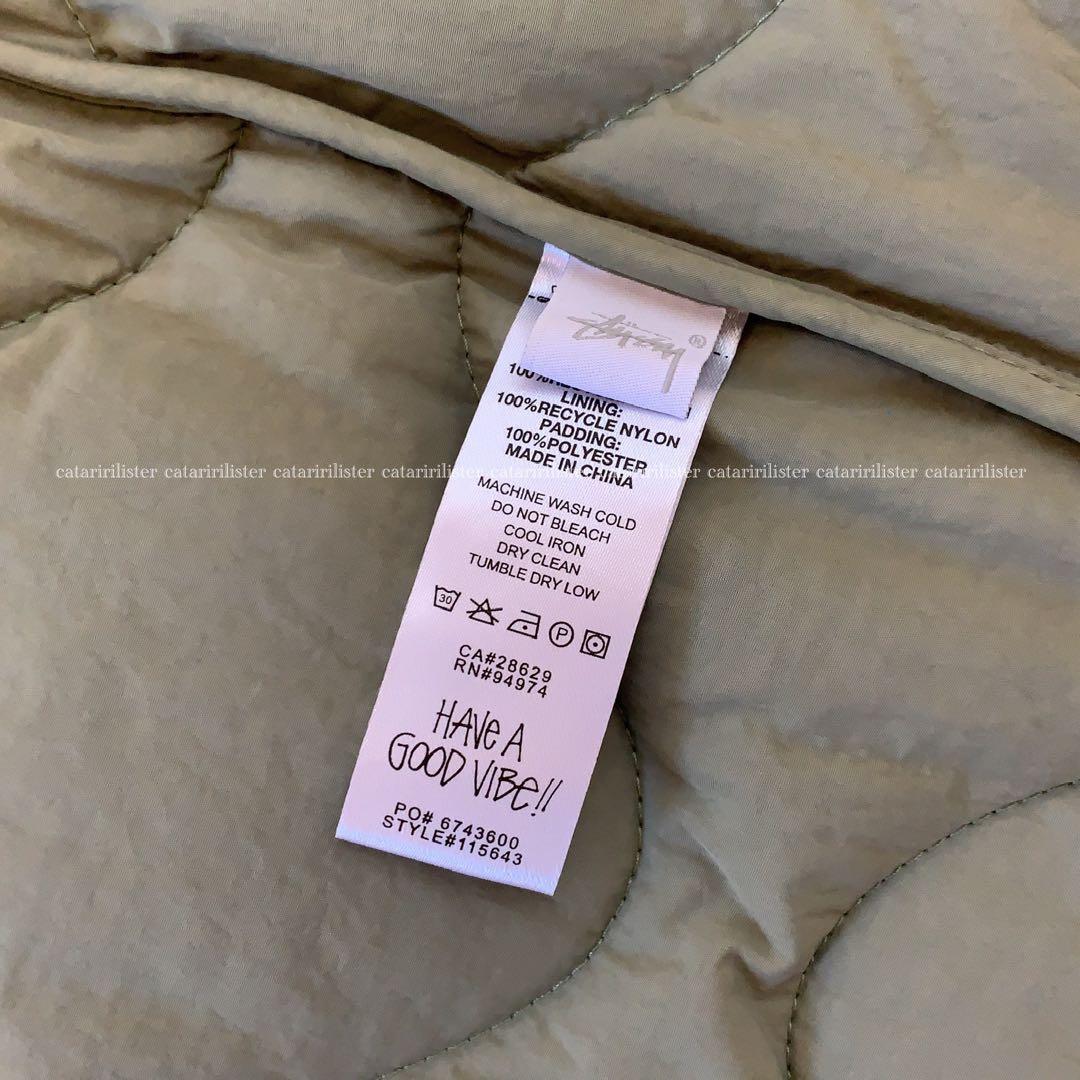 Stussy RECYCLED NYLON LINER VEST M タグ付新品