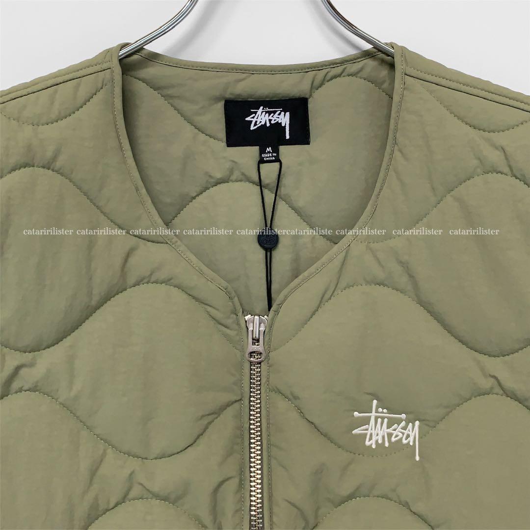 Stussy RECYCLED NYLON LINER VEST M タグ付新品