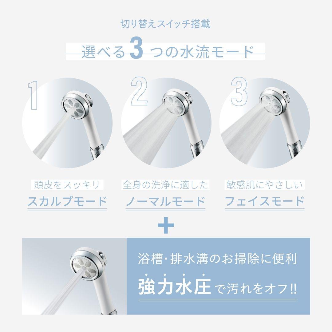 nanoFemiras Plus ナノバブル シャワーヘッド