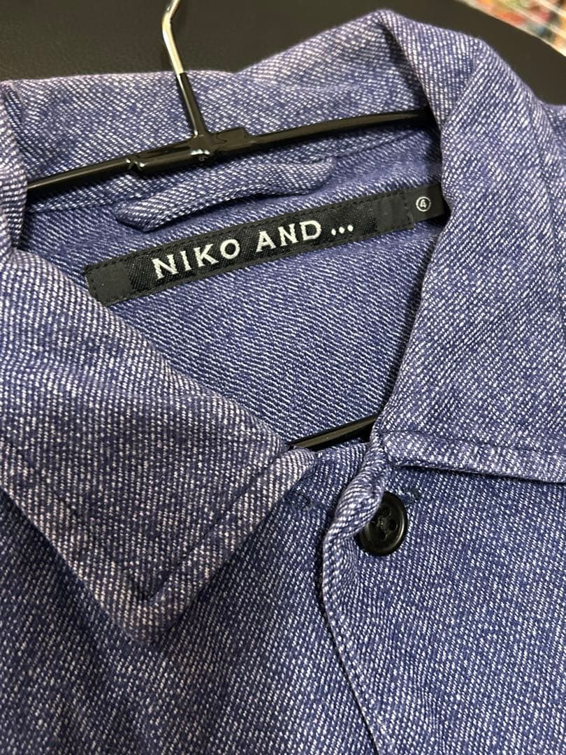 【廃盤】niko and... ニコアンド　デニムセットアップ　Lサイズ
