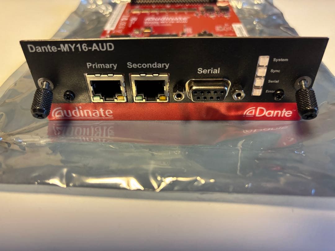 【中古】 Audinate Dante-MY16-AUD インターフェイス