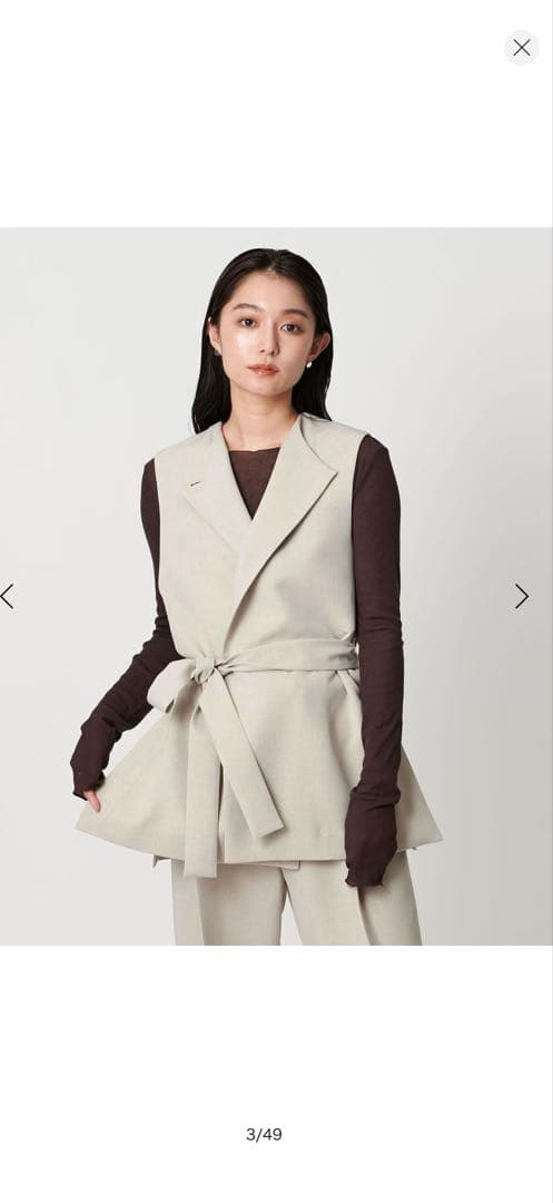 新品　タグ付き　MARW UNITED ARROWS ウエストベルトジレ