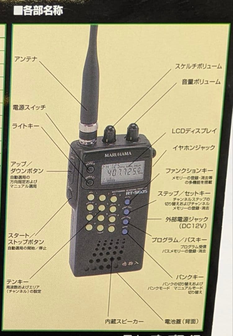 【MARUHAMA】鳴物入 マルチバンドレシーバー RT-560S