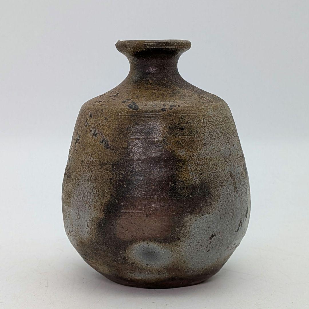 塚光窯 中村勉 備前焼 酒器（徳利&ぐい呑2客） 共箱共布栞 とっくり 食器