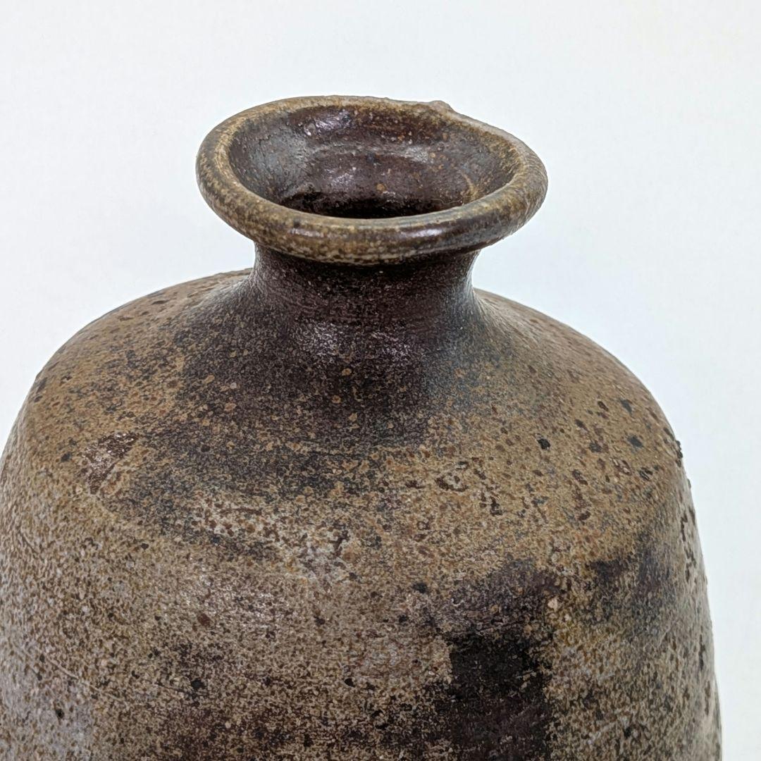塚光窯 中村勉 備前焼 酒器（徳利&ぐい呑2客） 共箱共布栞 とっくり 食器