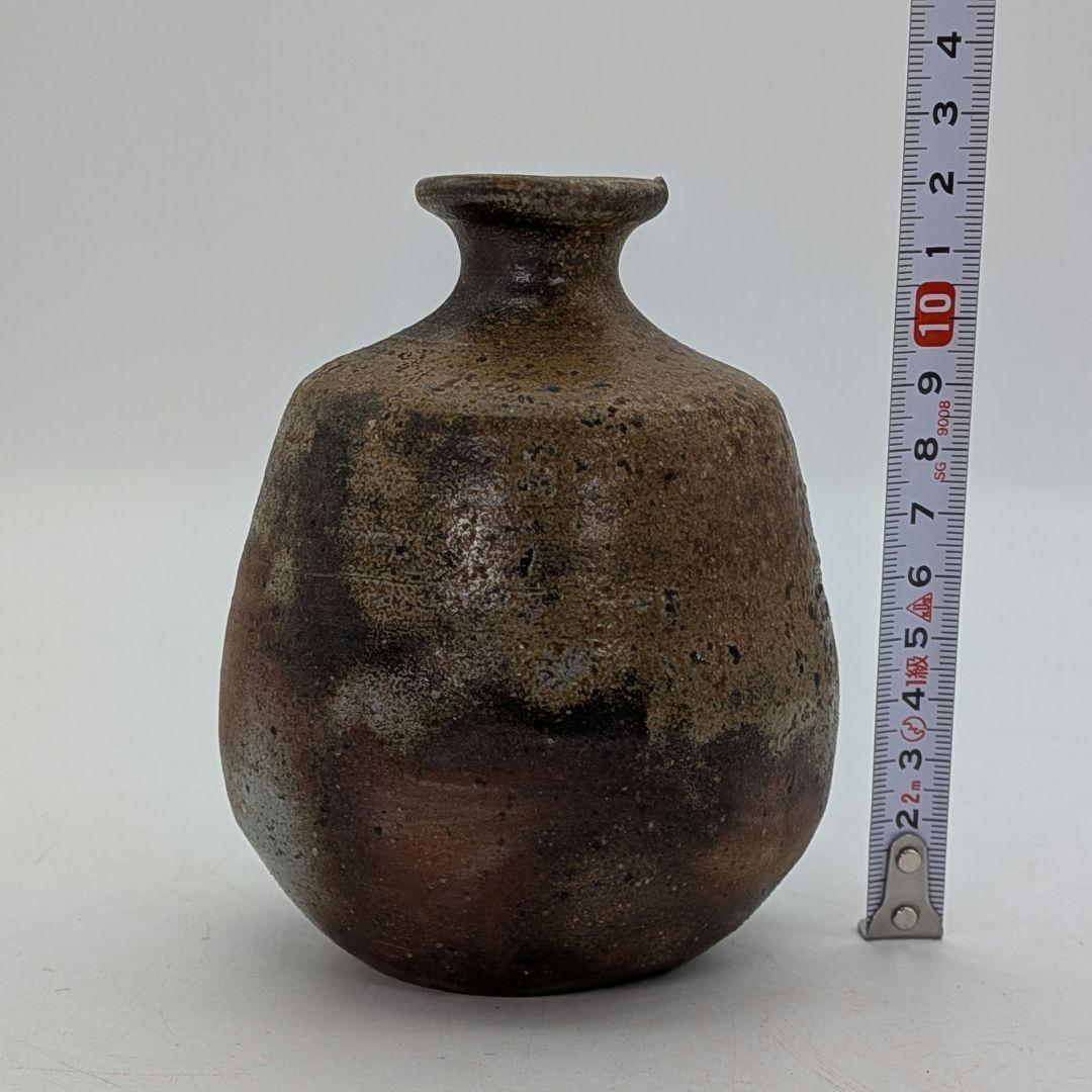 塚光窯 中村勉 備前焼 酒器（徳利&ぐい呑2客） 共箱共布栞 とっくり 食器