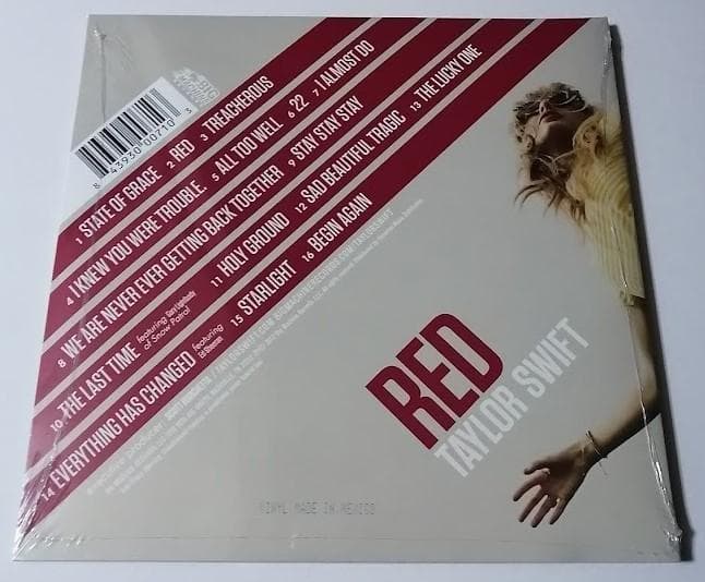 Taylor Swift テイラースウィフト RED レッド LP盤 2枚組