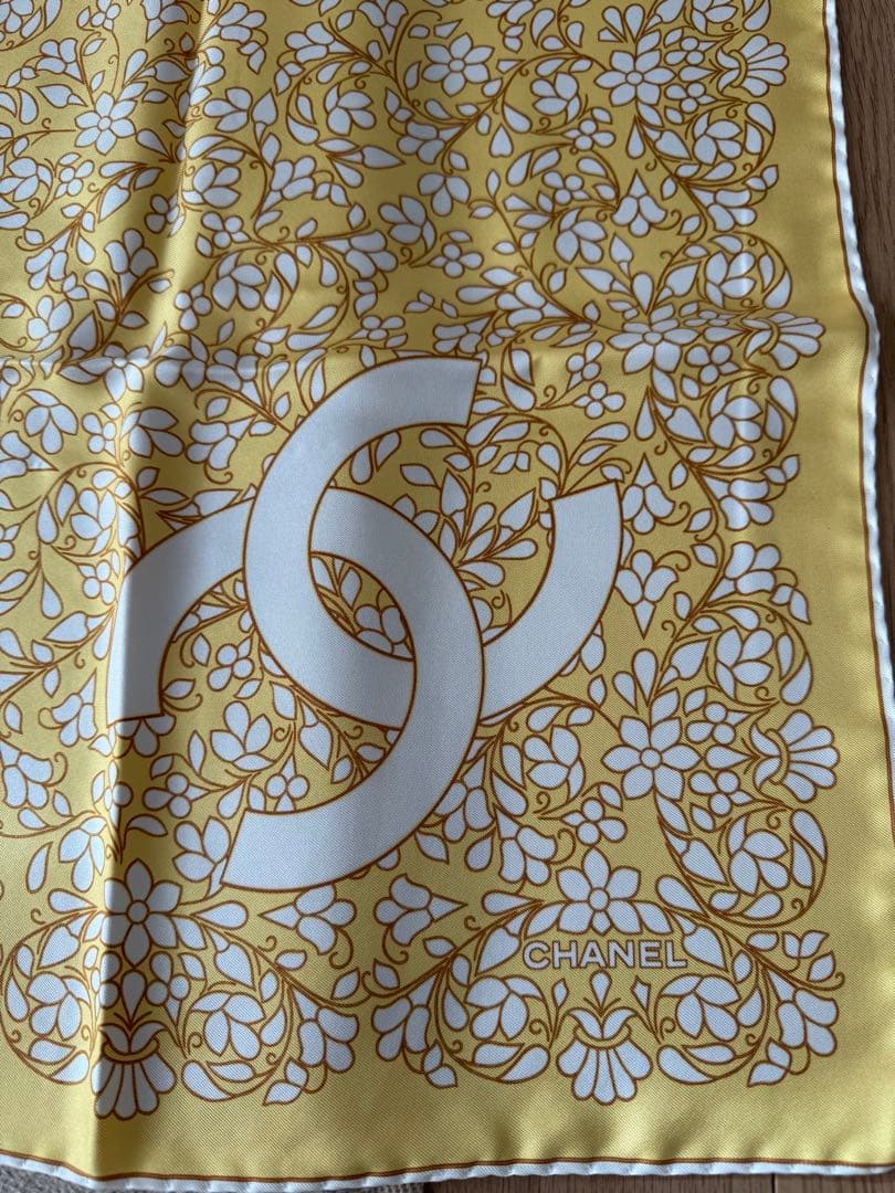 CHANEL シルクスカーフ LAGO DI COMO