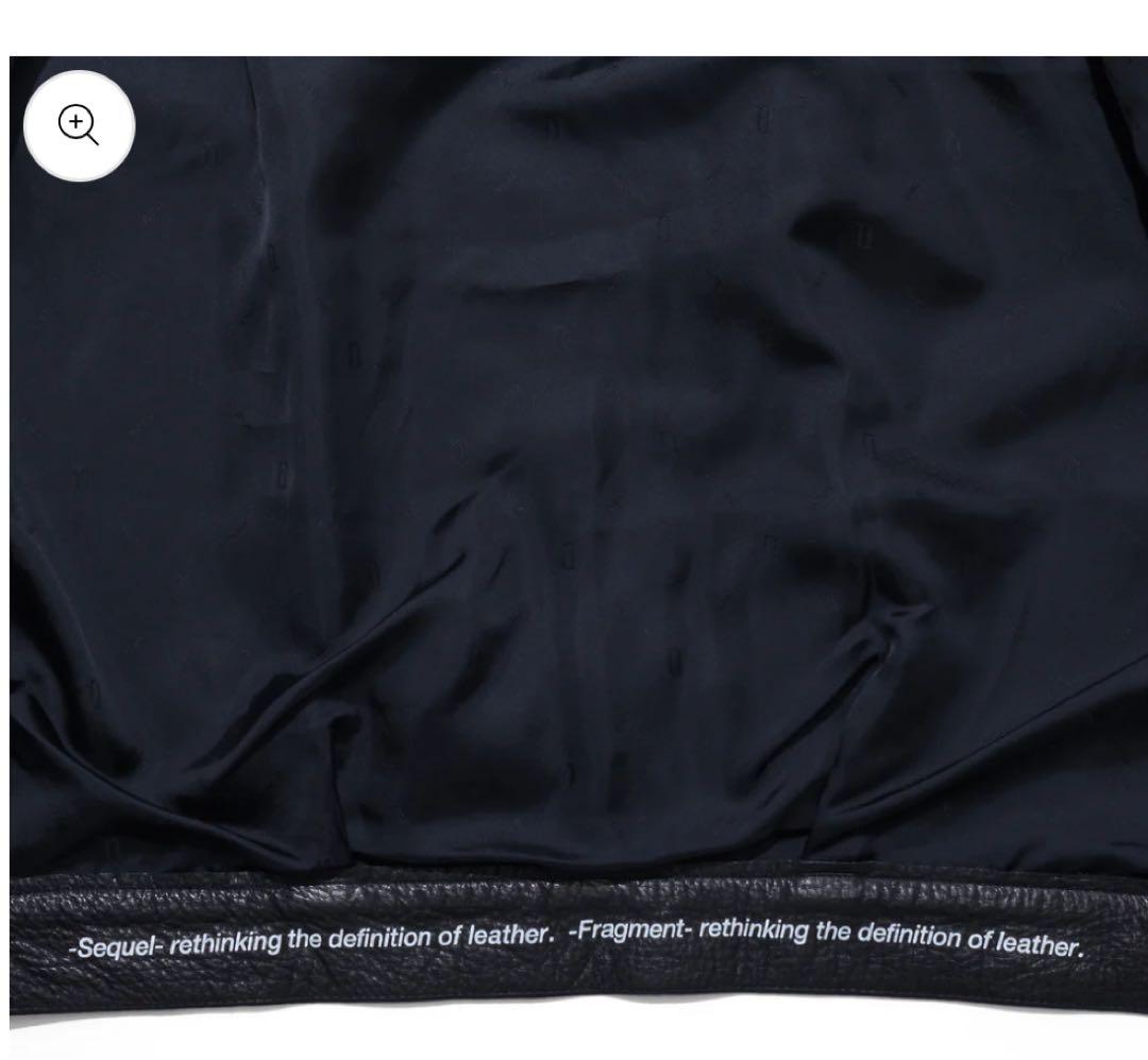 SEQUELシークエルLEATHERJACKET FRAGMENT 大戦 レザー